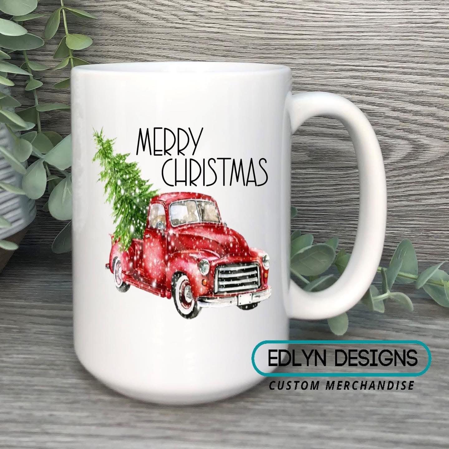 Merry Christmas Red Car